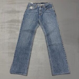 NEW Cinch Jeans Blue Medium Wash Straight Leg Denim 33 x 38 MB92834003
